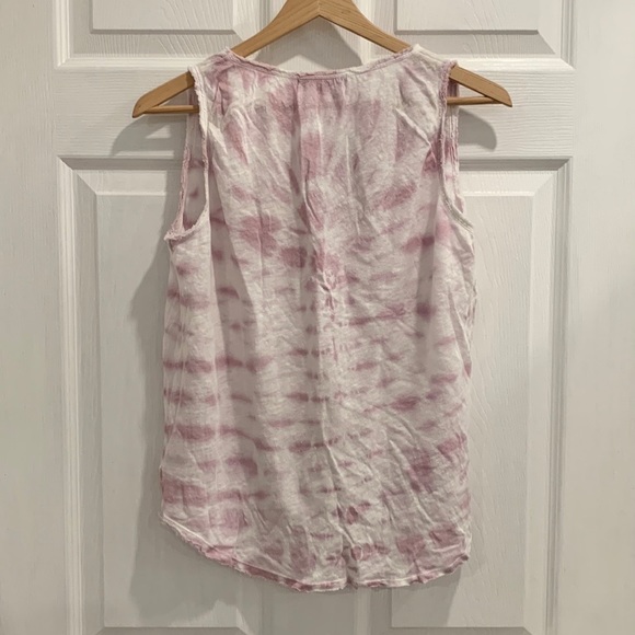 Young Fabulous & Broke Linen YFB Purple Tie Dye Tank Top - Picture 8 of 14